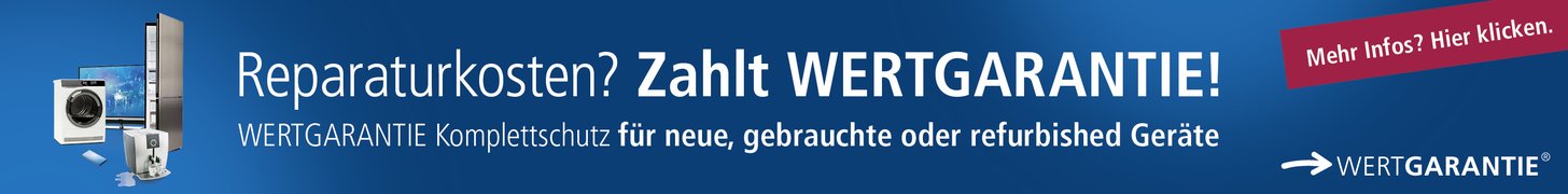 Reparaturkosten? Zahlt Wertgarantie! Komplettschutz für neue, gebrauchte oder refurbished Geräte