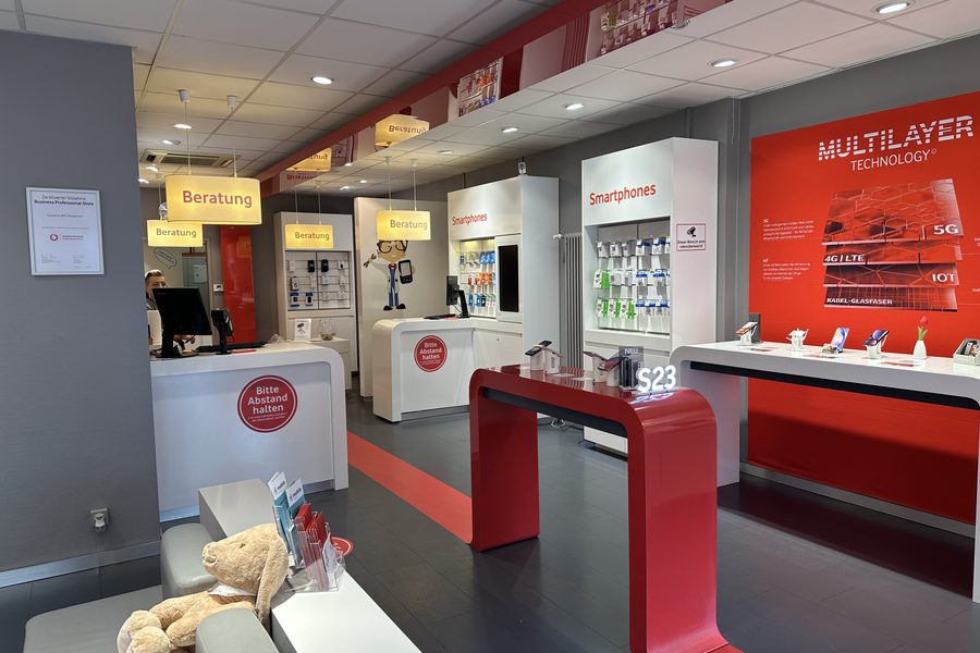 Innenansicht Vodafone Fachhandel Berlin-Weißensee