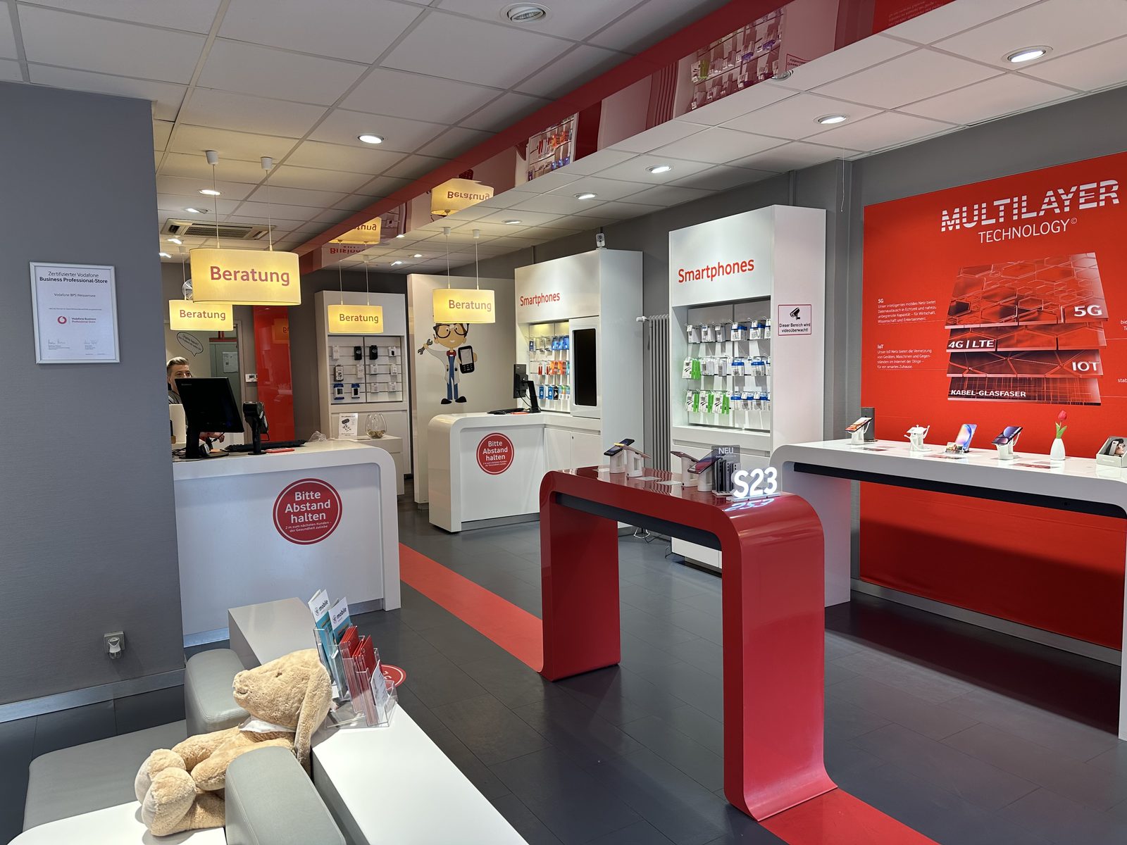 Innenansicht Vodafone Fachhandel Berlin-Weißensee