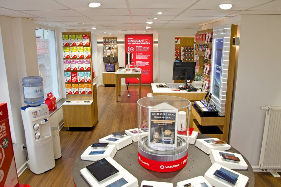 Innenansicht Vodafone Fachhandel Delitzsch