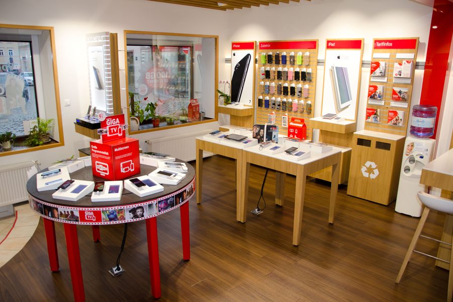 Innenansicht Vodafone Fachhandel Kamenz