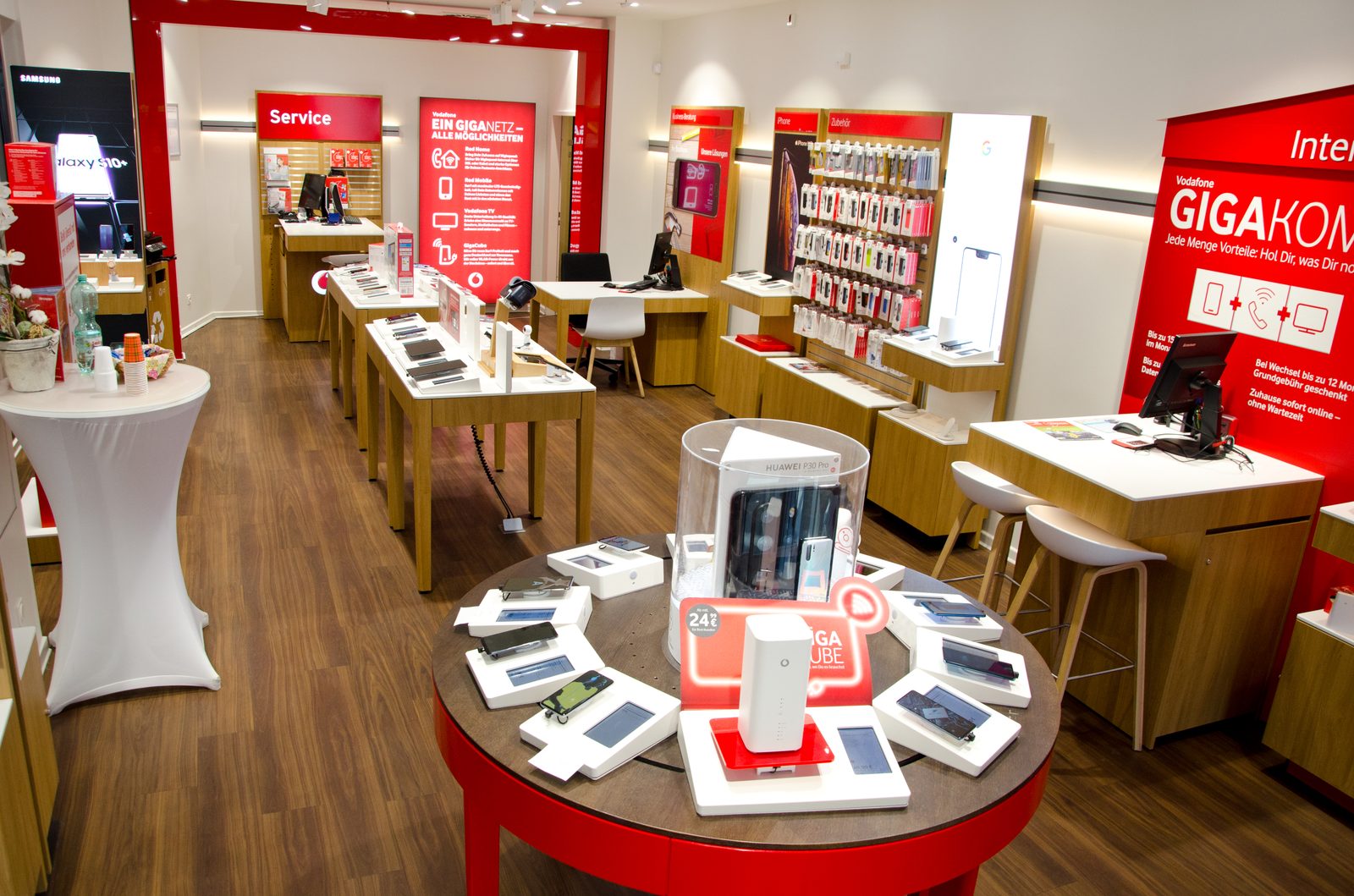 Innenansicht Vodafone Fachhandel Lübbenau