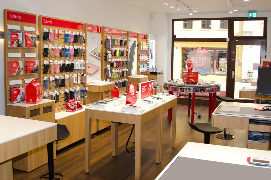 Innenansicht Vodafone Fachhandel Wittenberg