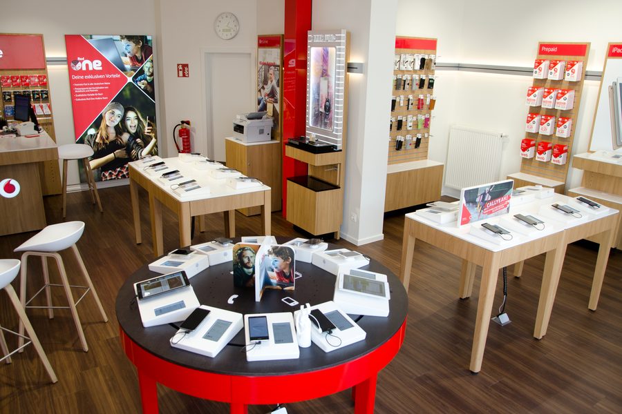 Innenansicht Vodafone Fachhandel Wurzen